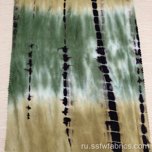 Tie Dye Rayon Спандекс Одинокий Джерси